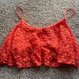 Lace crop top